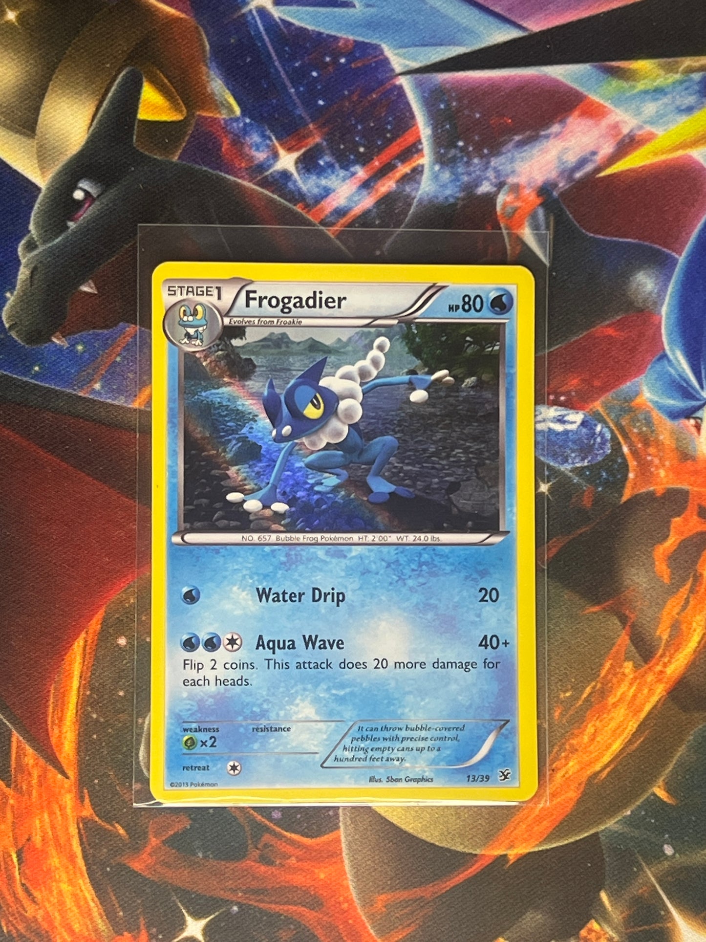 Frogadier #13 Pokemon Kalos Starter