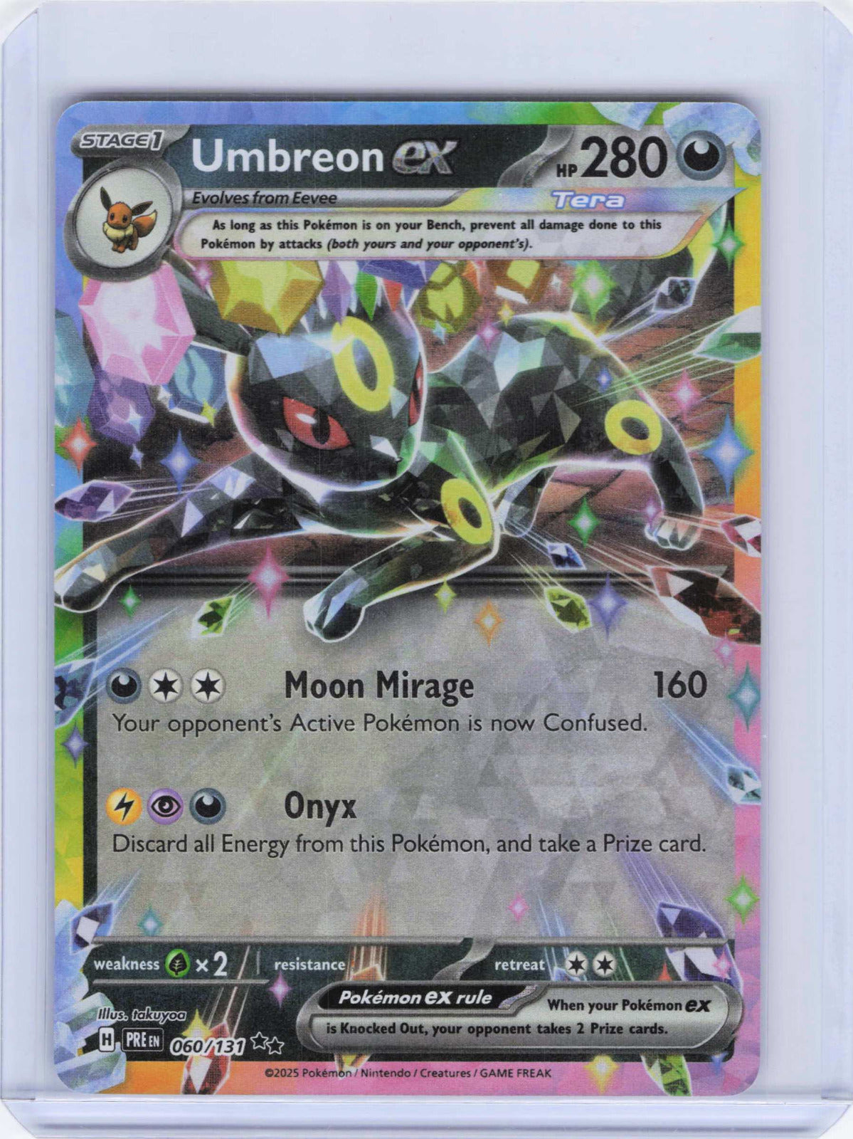 Umbreon ex #060/131 Pokemon SV: Prismatic Evolutions