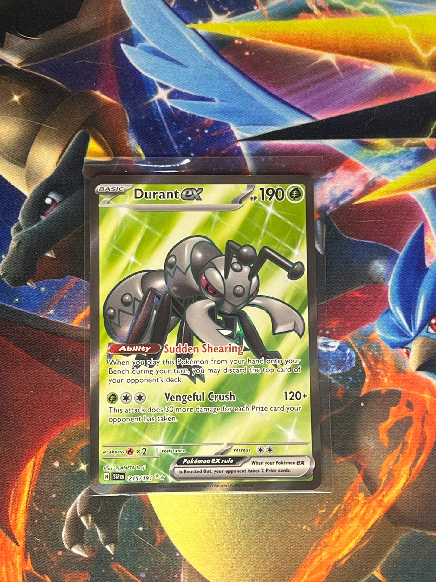 Durant Ex #215 Pokemon Surging Sparks