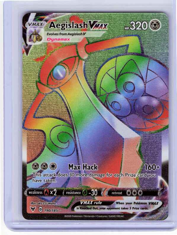 Aegislash VMAX #190 Pokemon Vivid Voltage