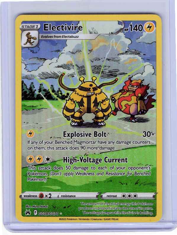 Electivire #GG08 Pokemon Crown Zenith