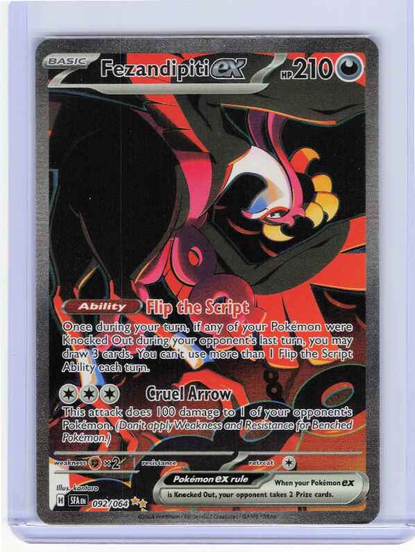 Fezandipiti ex #92 Pokemon Shrouded Fable