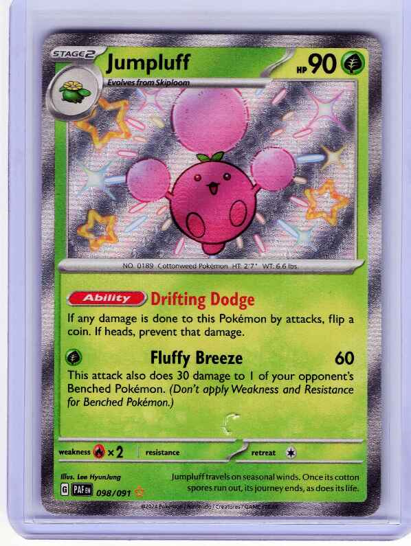 Jumpluff #98 Pokemon Paldean Fates