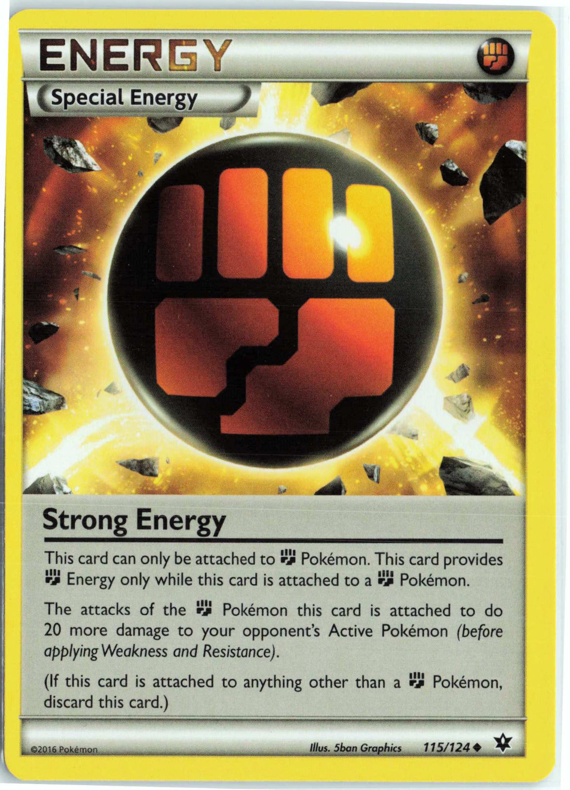 Strong Energy #115/124 Pokemon XY Fates Collide