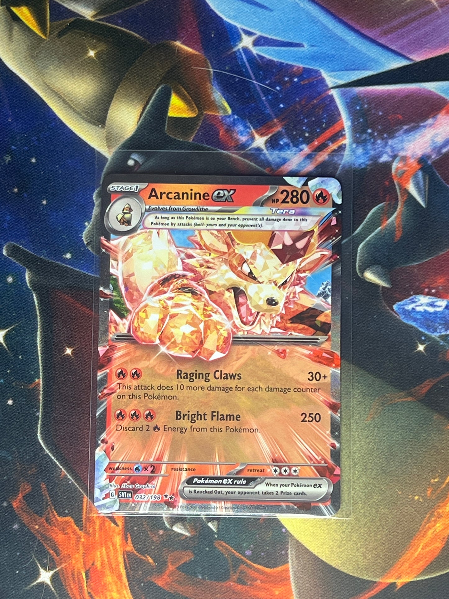 Arcanine Ex #32 Pokemon Scarlet & Violet