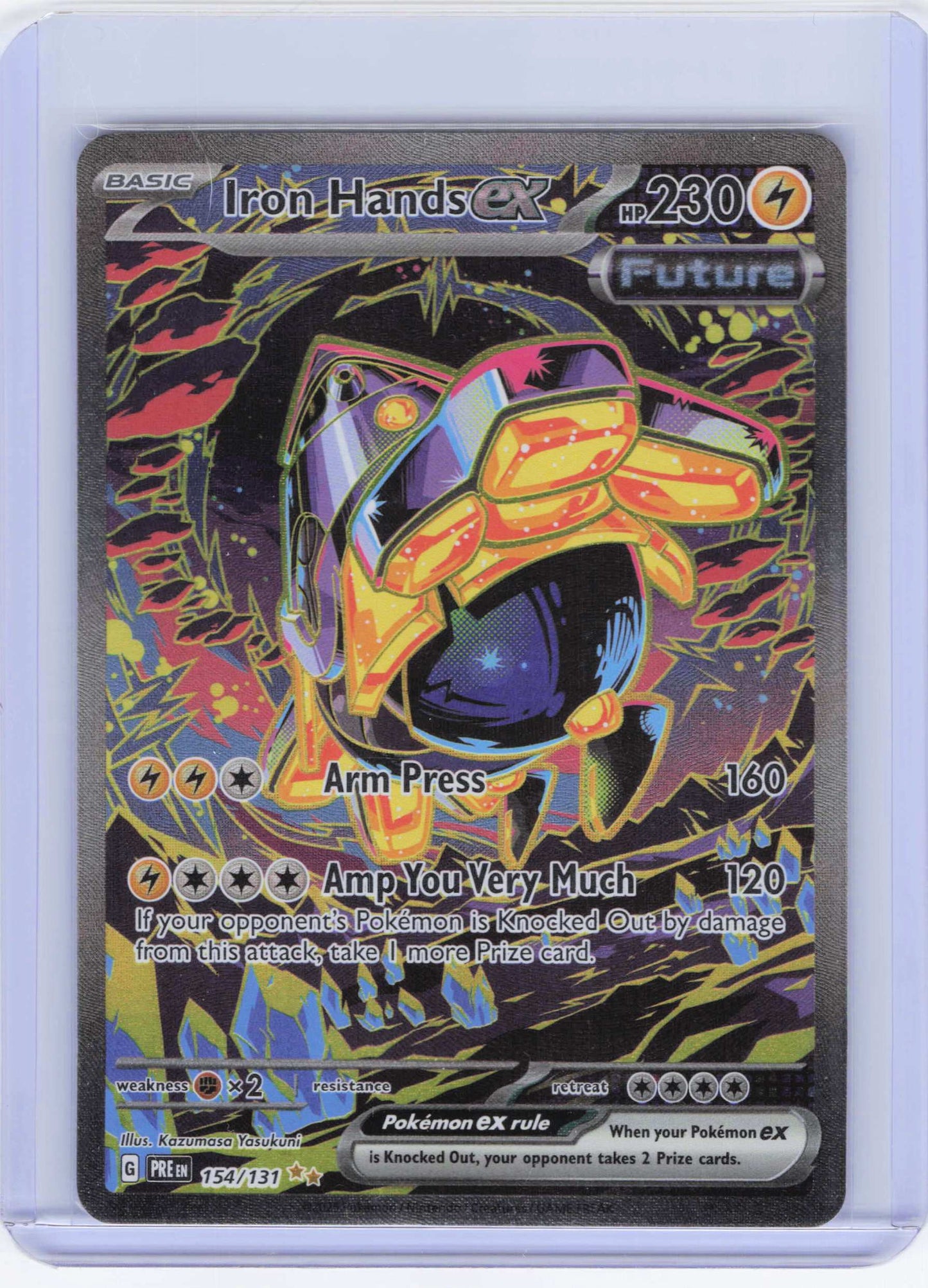 Iron Hands ex - 154/131 Special Illustration Rare SV: Prismatic Evolutions NM