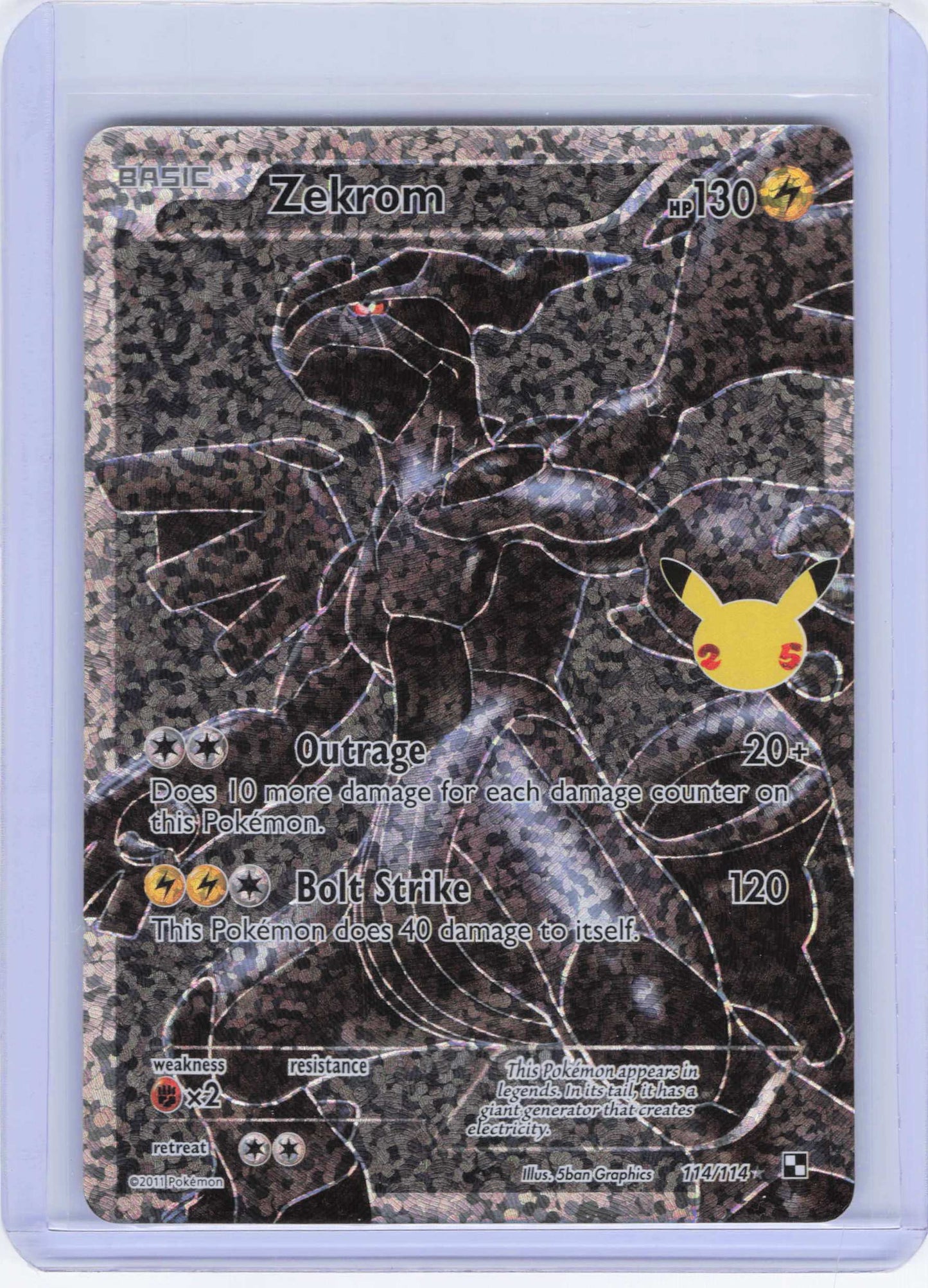 Zekrom 114/114 Classic Collection Celebrations: Classic Collection NM