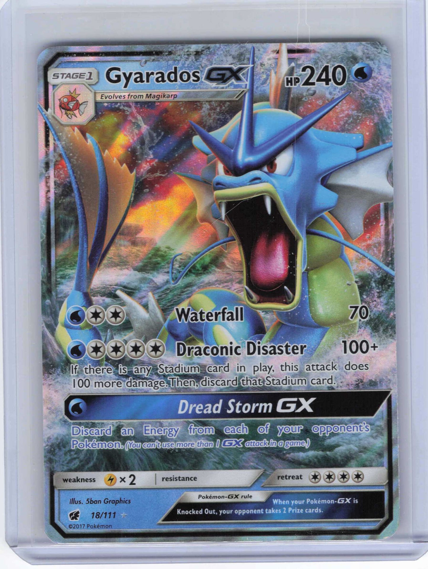 Gyarados GX #18/111 SM: Crimson Invasion