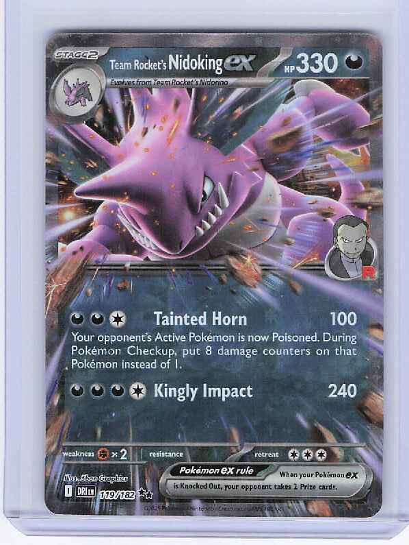 Team Rocket's Nidoking ex #119/182 SV10: Destined Rivals
