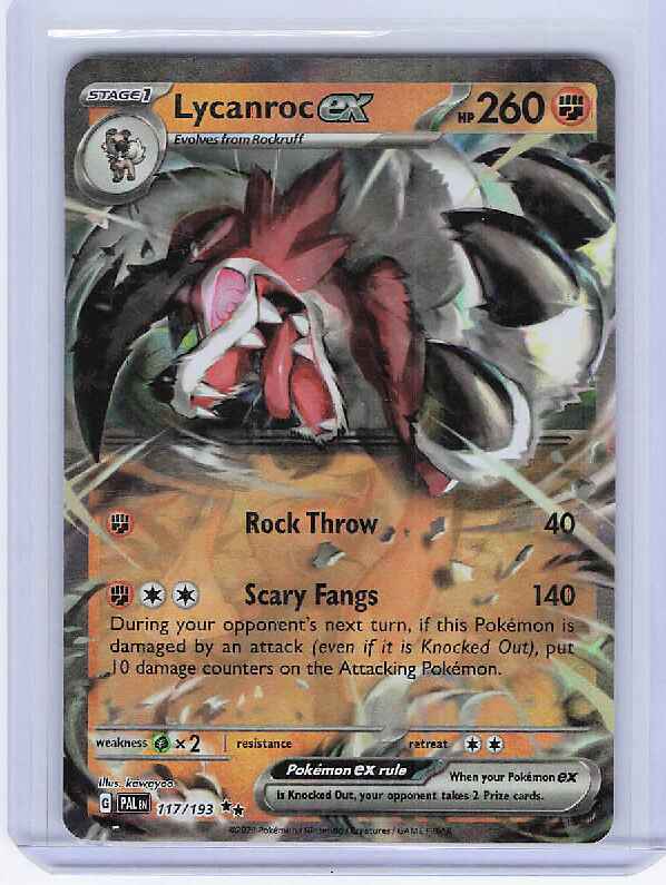 Lycanroc ex #117/193 SV02: Paldea Evolved