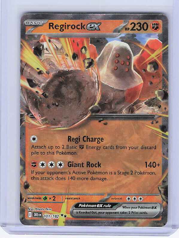 Regirock ex #101/182 SV10: Destined Rivals