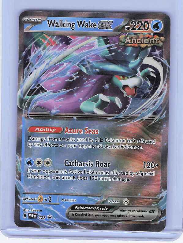 Walking Wake ex #127 SV: Scarlet & Violet Promo Cards