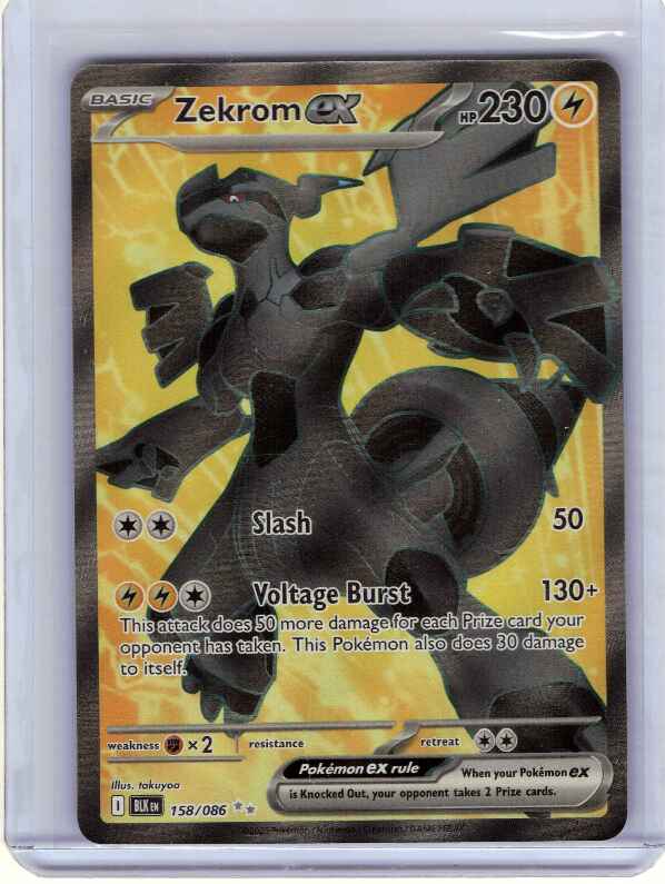 Zekrom ex #158/086 SV: Black Bolt