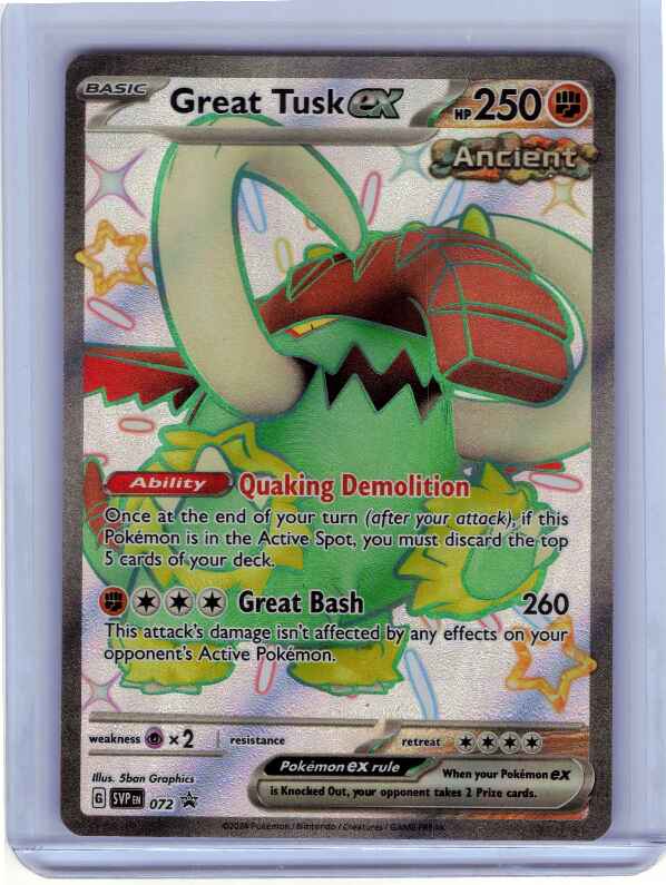 Great Tusk ex #072 SV: Scarlet & Violet Promo Cards