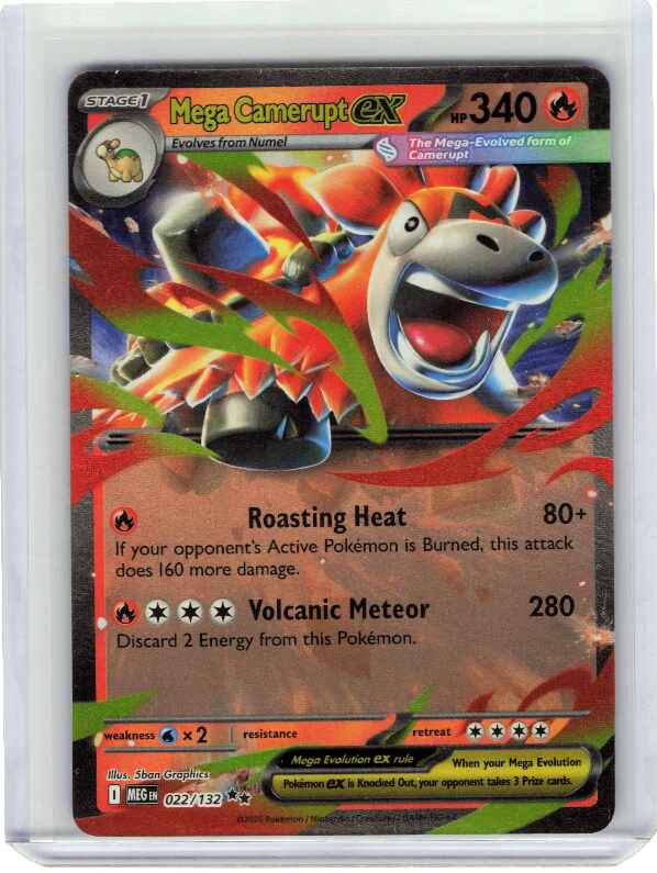 Mega Camerupt ex #022/132 ME01: Mega Evolution