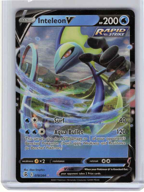 Inteleon V #078/264 SWSH08: Fusion Strike