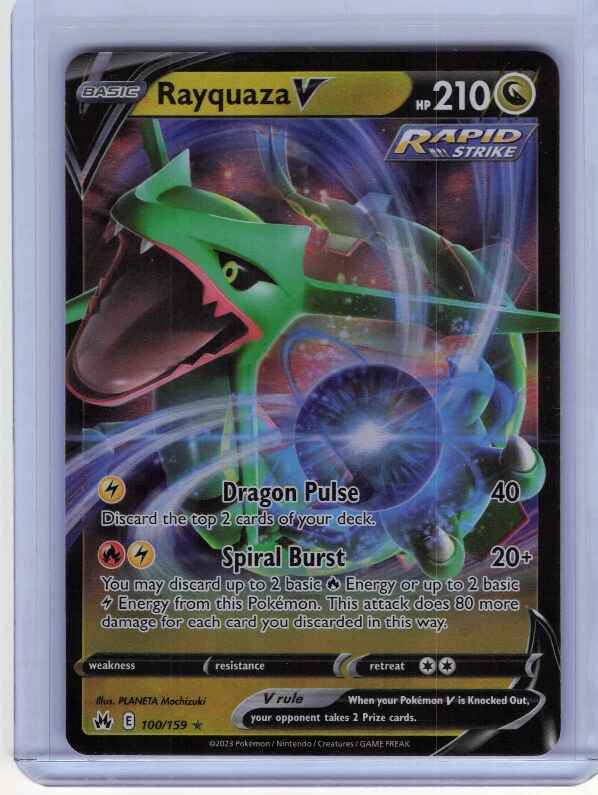 Rayquaza V #100/159: Crown Zenith