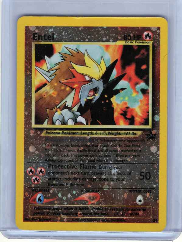 Entei #34/53: WoTC Promo