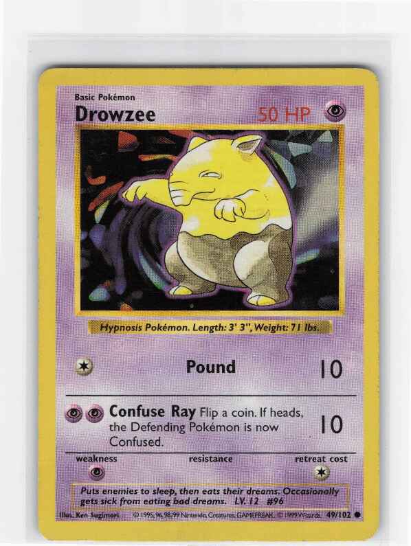 Drowzee #073/130: Base Set 2