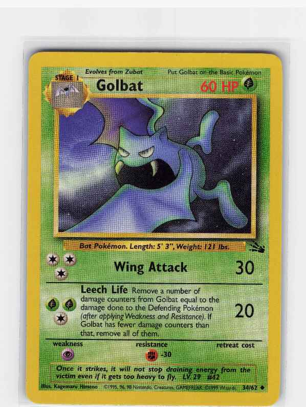 Golbat #34/62: Fossil