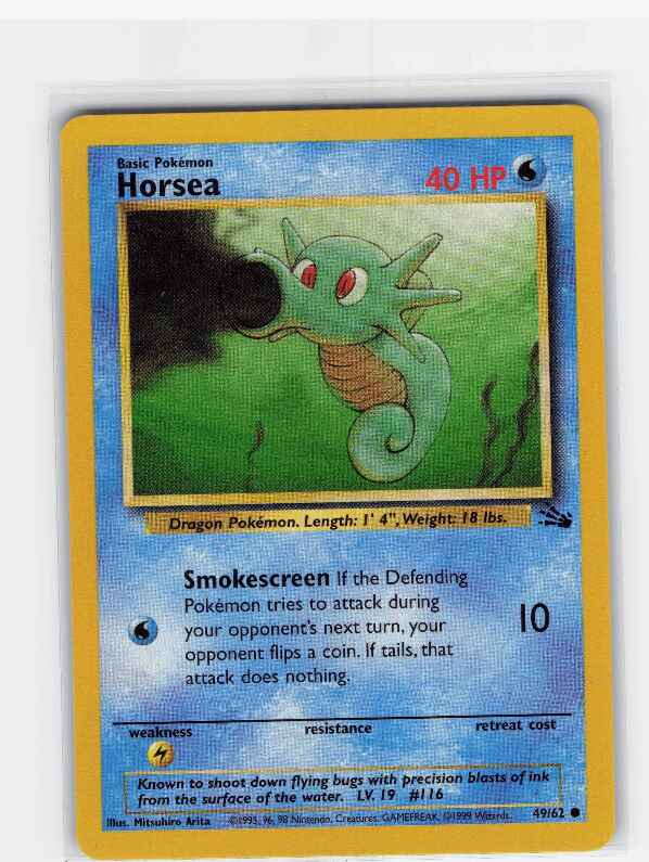 Horsea #49/62: Fossil