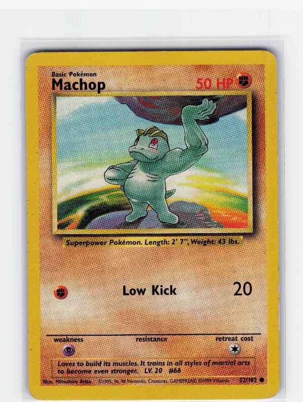 Machop #052/102: Base Set