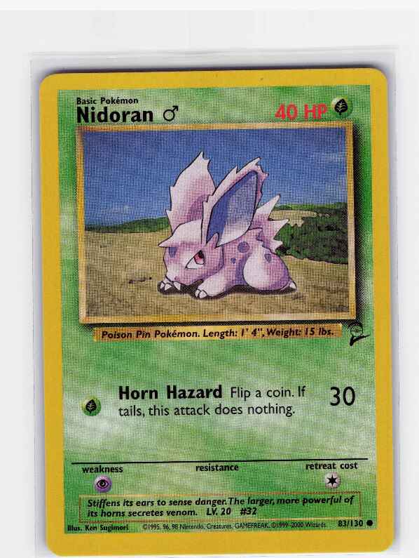 Nidoran #083/130: Base Set 2