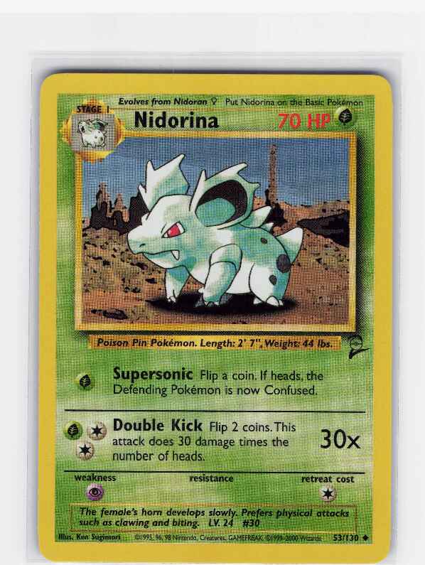 Nidorina #053/130: Base Set 2