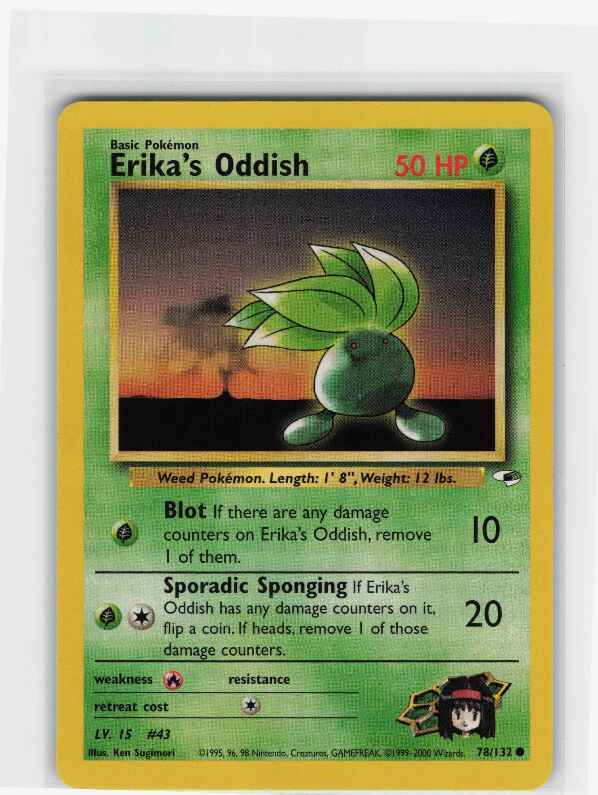 Erika's Oddish #078/132: Gym Heroes