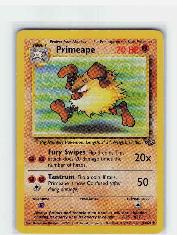 Primeape #43/64: Jungle