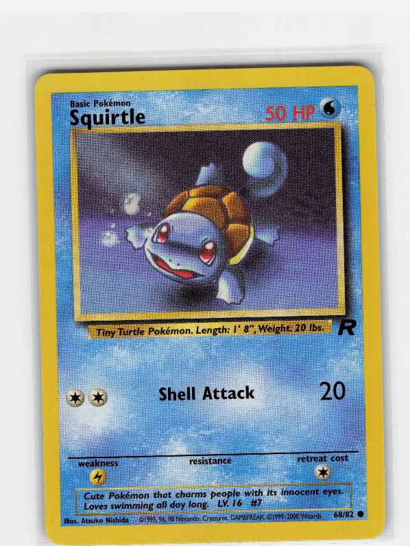 Squirtle #68/82: Team Rocket
