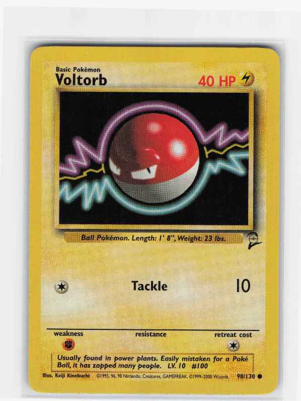 Voltorb #098/130: Base Set 2
