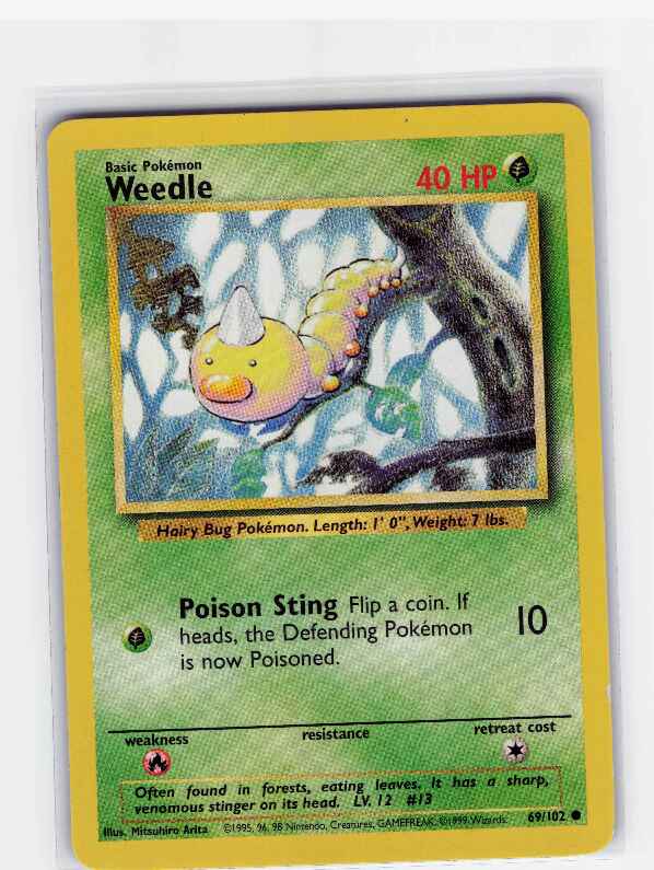 Weedle #069/102: Base Set