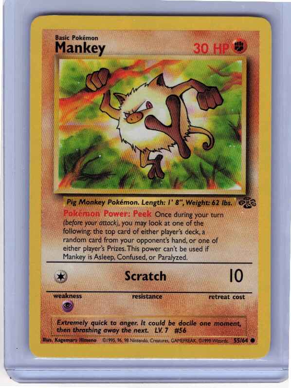 Mankey #55/64: Jungle