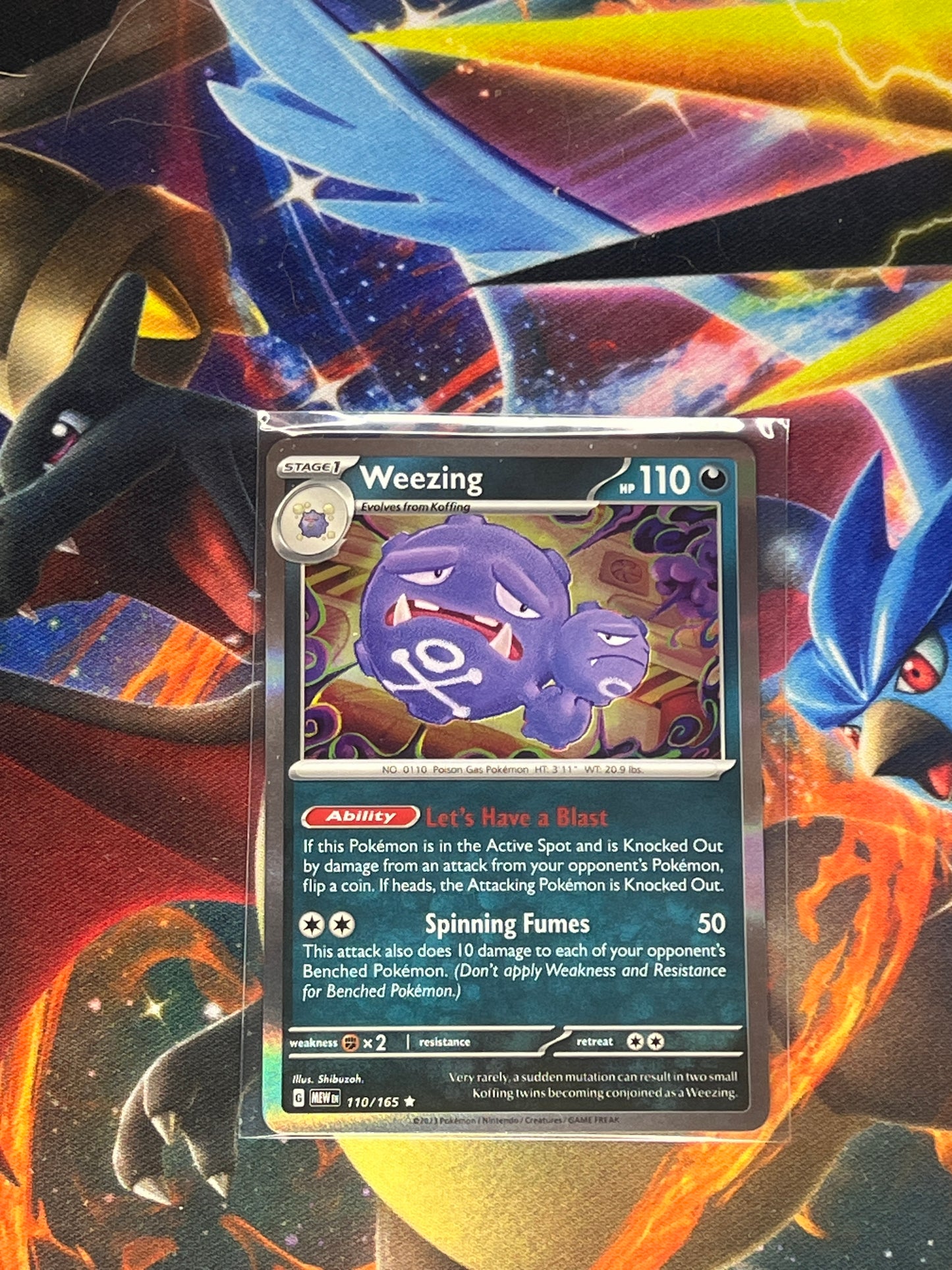 Weezing #110 Pokemon Scarlet & Violet 151