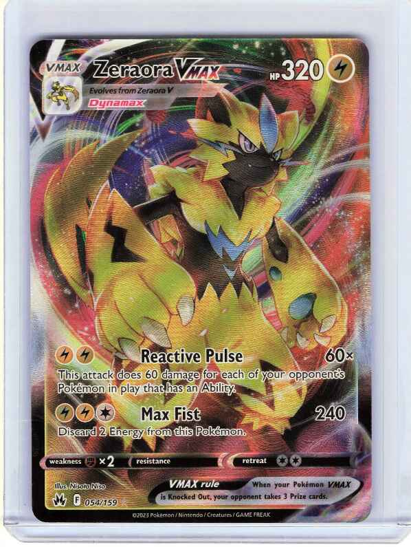 Zeraora VMAX #054/159: Crown Zenith