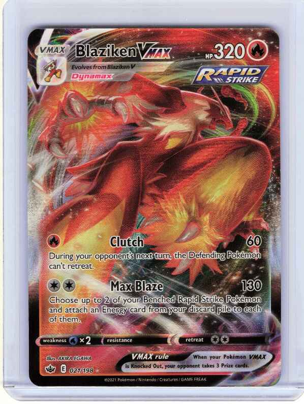 Blaziken VMAX #021/198 SWSH06: Chilling Reign
