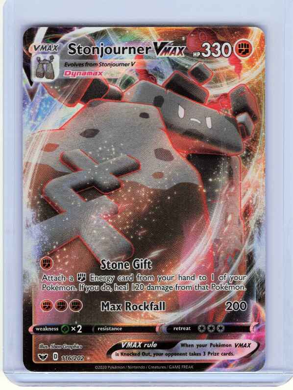Stonjourner VMAX #116/202 SWSH01: Sword & Shield Base Set