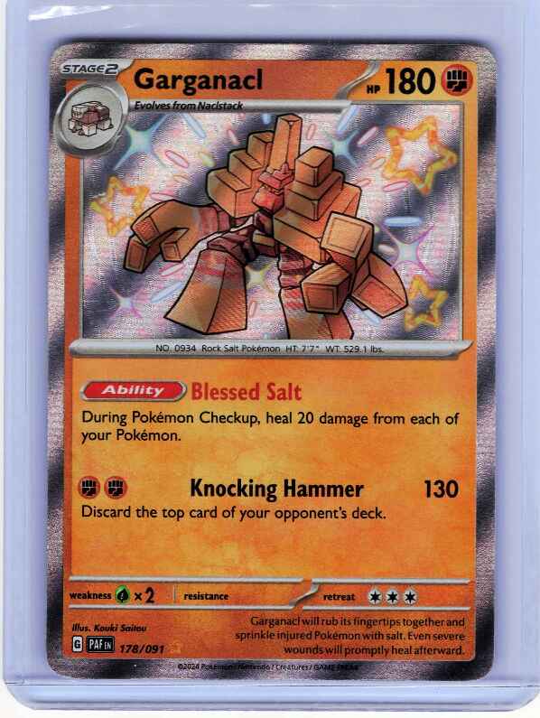 Garganacl #178/091 SV: Paldean Fates