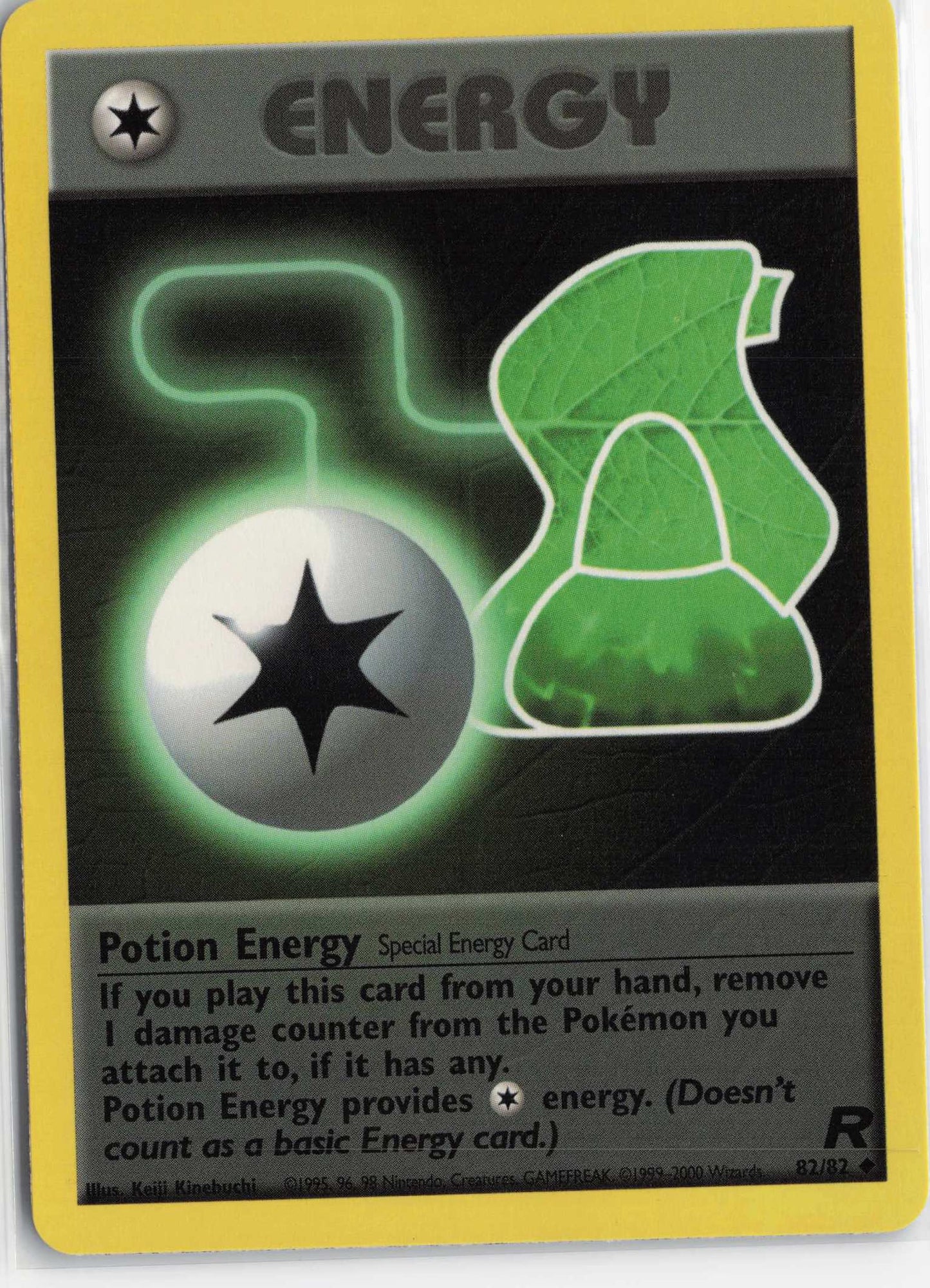 Potion Energy 82/82, HP Condition, Pokemon Team Rocket