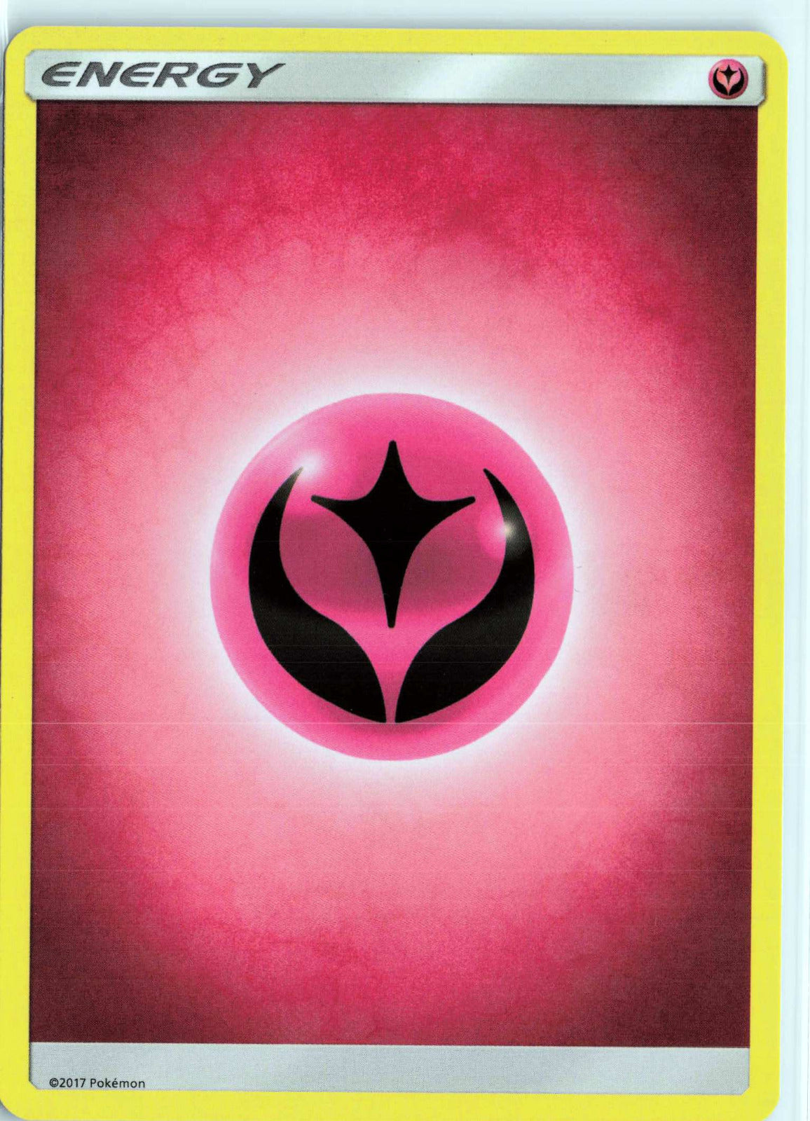 Fairy Energy 2017 Unnumbered Pokemon SM Base Set