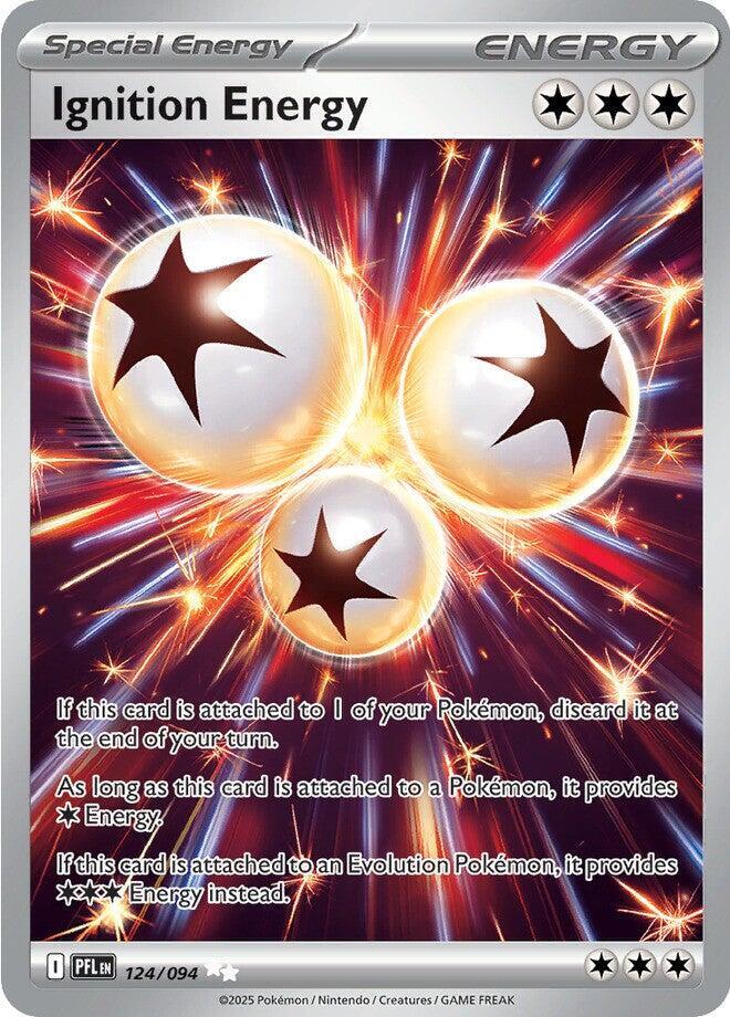 Ignition Energy #124/094 Holo Pokemon ME02: Phantasmal Flames