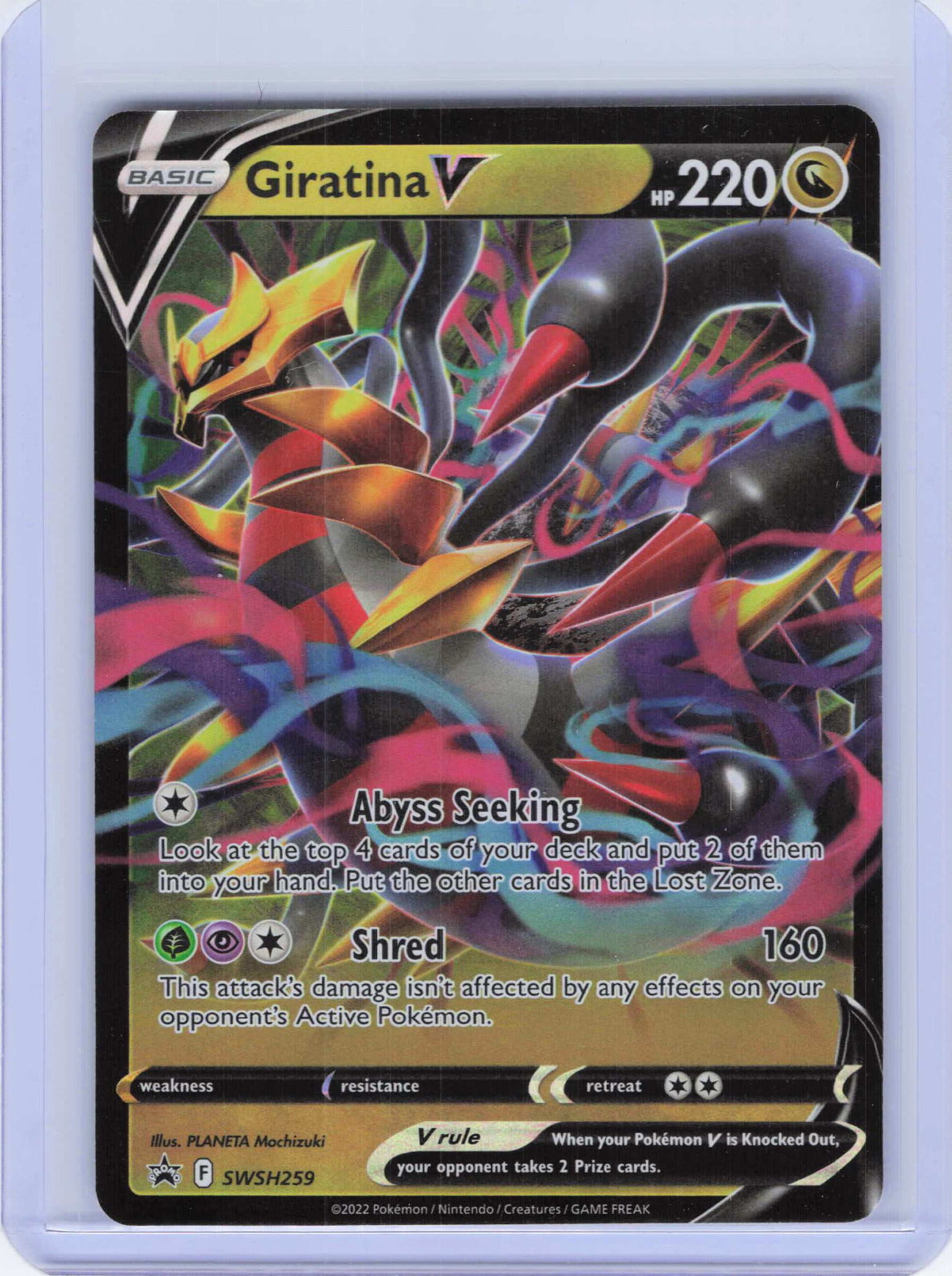 Giratina V #SWSH259 Holo Pokemon SWSH: Sword & Shield Promo Cards