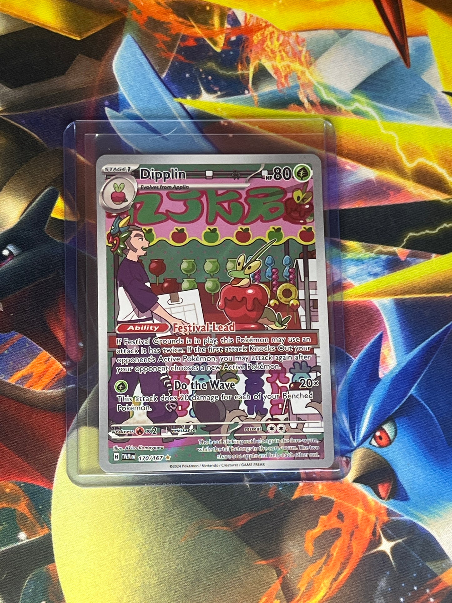 Dipplin #170 Pokemon Twilight Masquerade