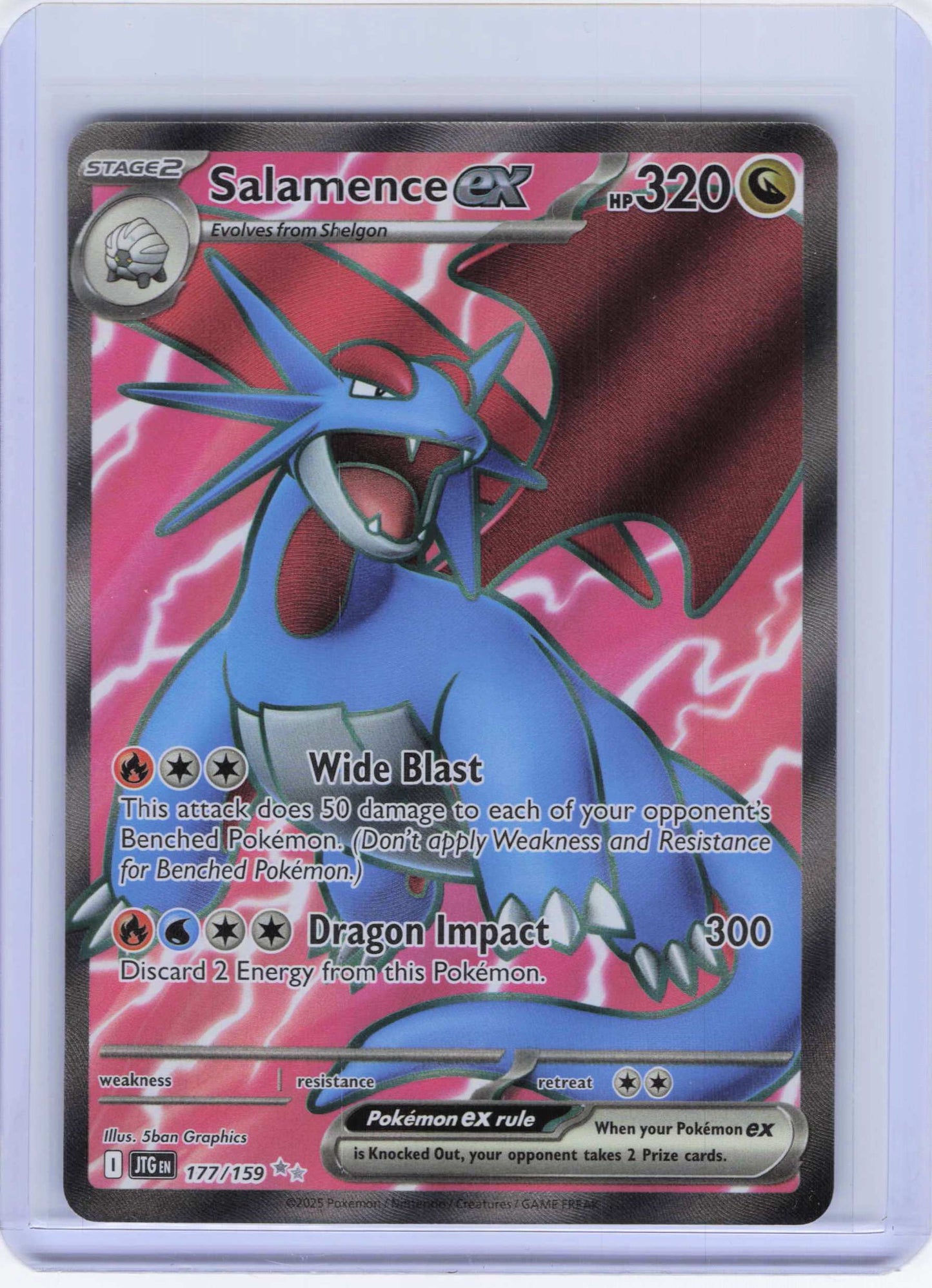 Salamence ex - 177/159 Ultra Rare SV09: Journey Together NM