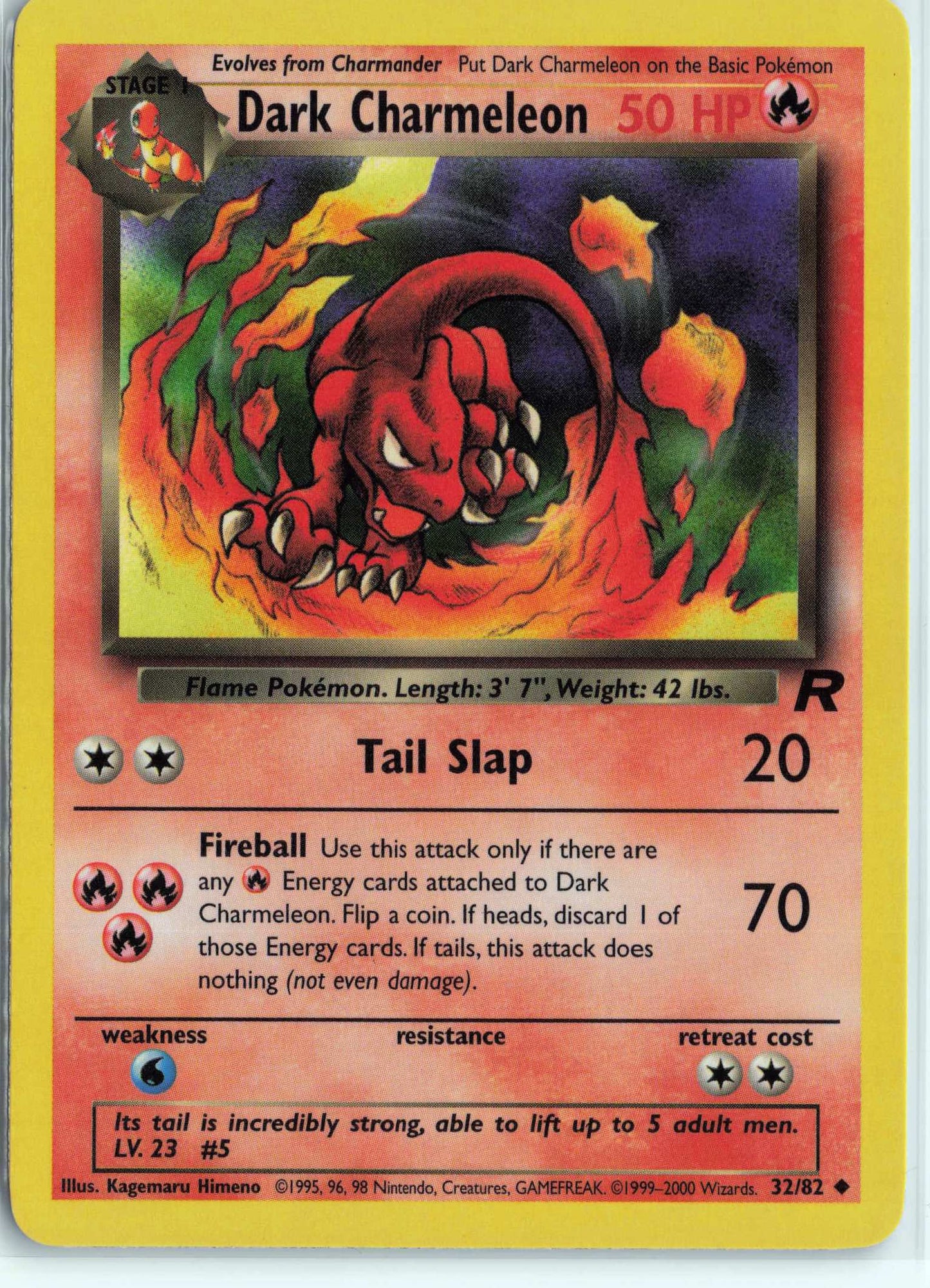 Dark Charmeleon 32/82, HP Condition, Pokemon Team Rocket