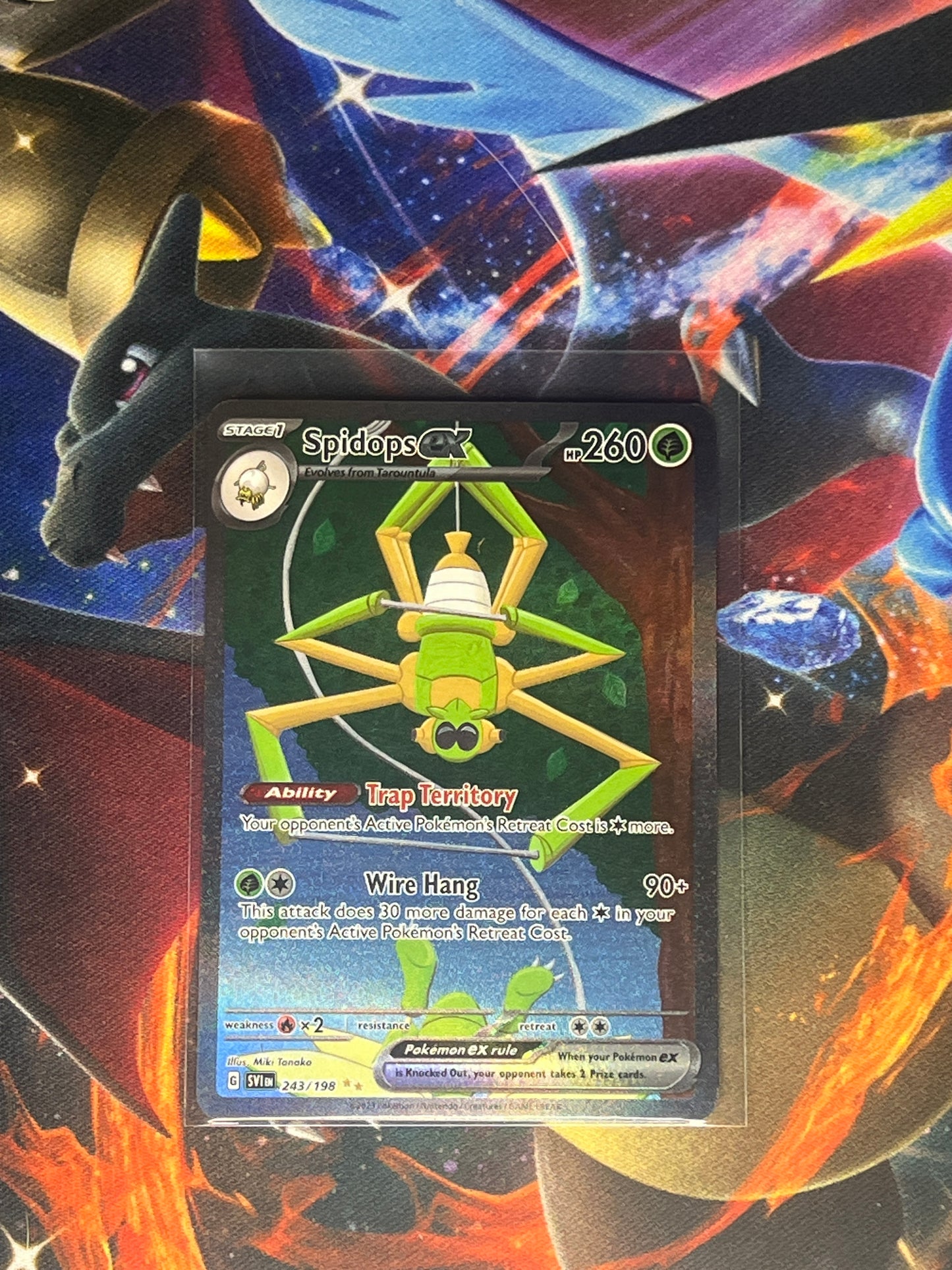 Spidops Ex #243 Pokemon Scarlet & Violet