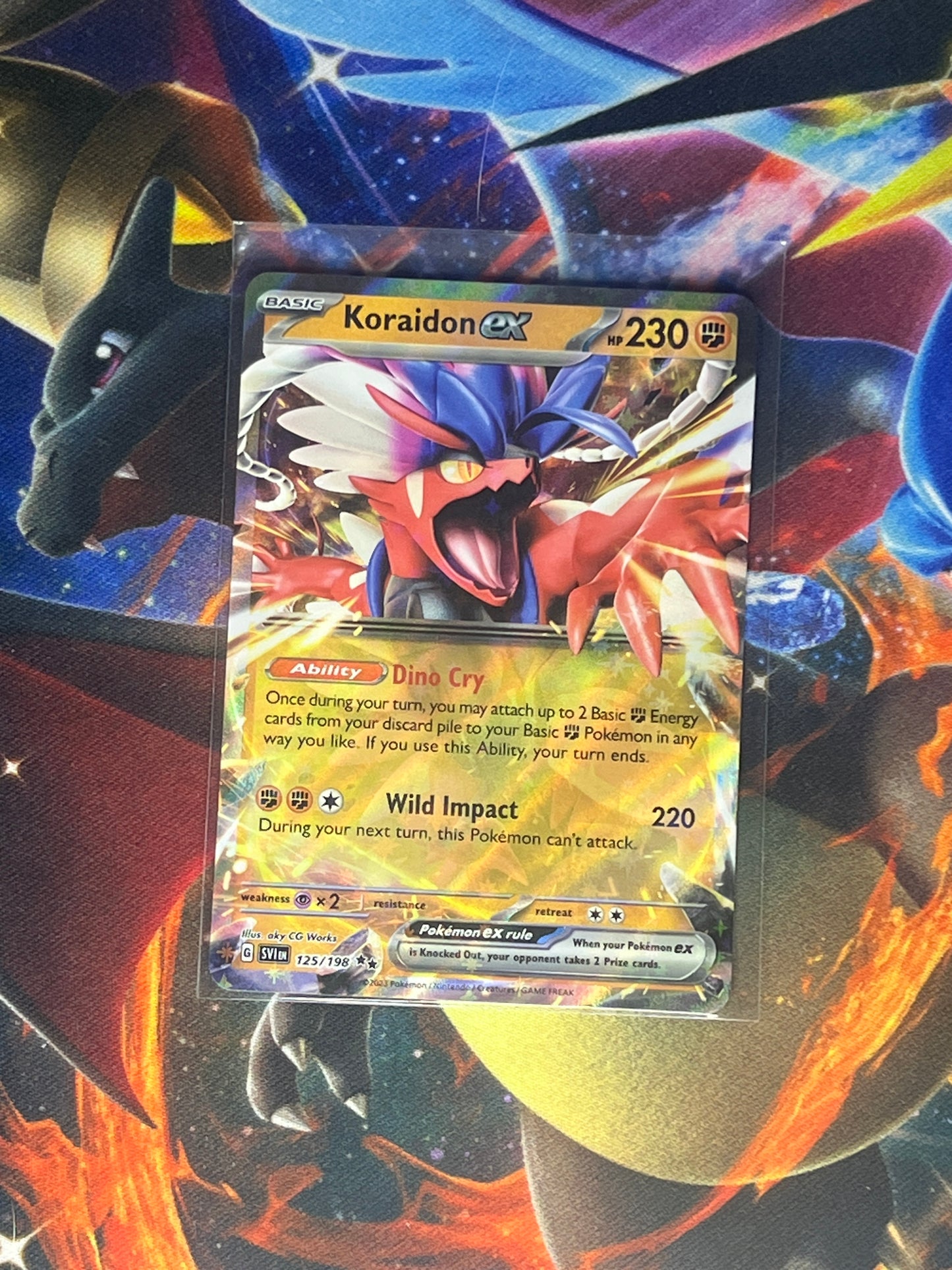 Koraidon Ex #125 Pokemon Scarlet & Violet