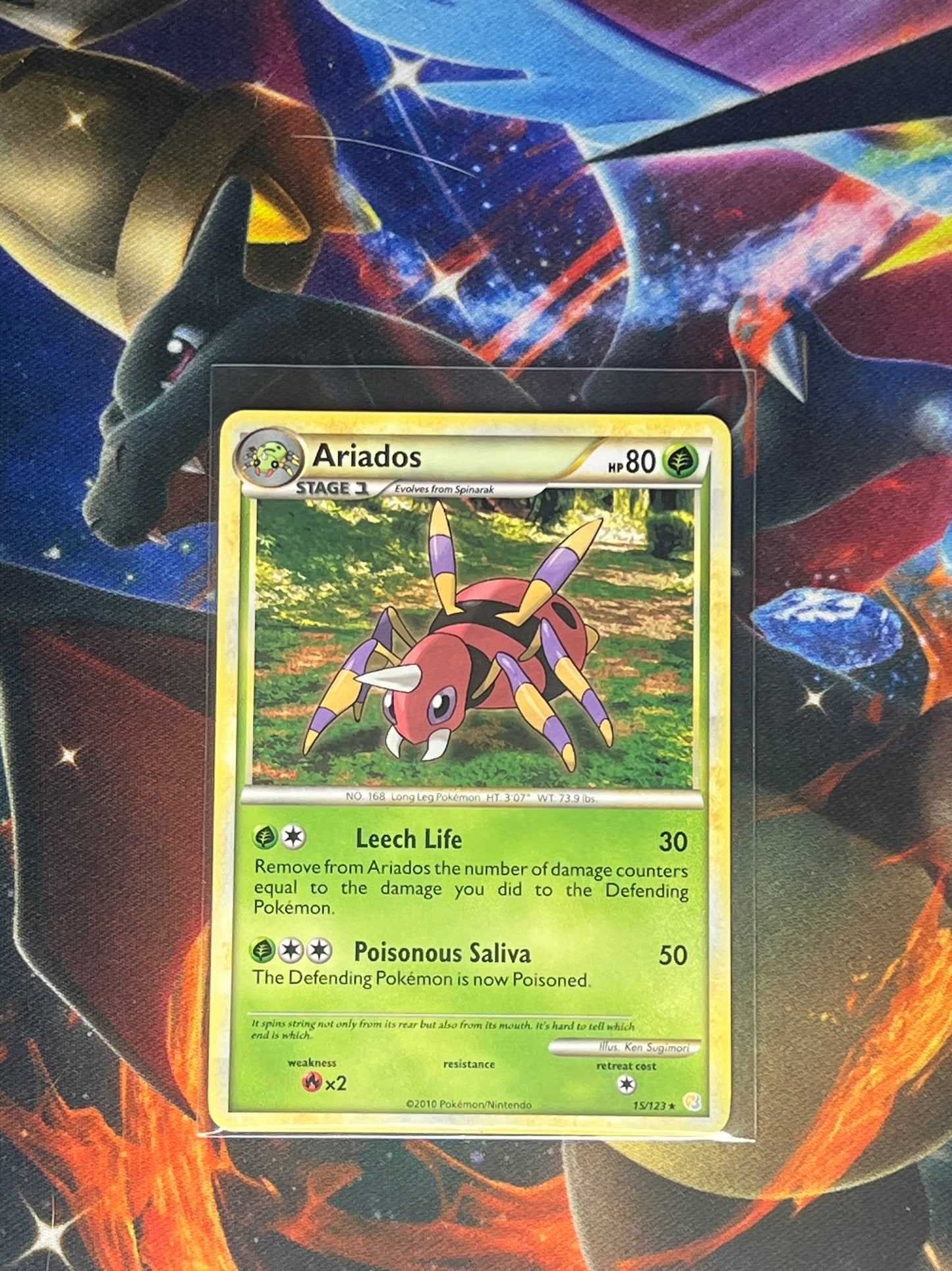 Ariados #15 Pokemon HeartGold & SoulSilver