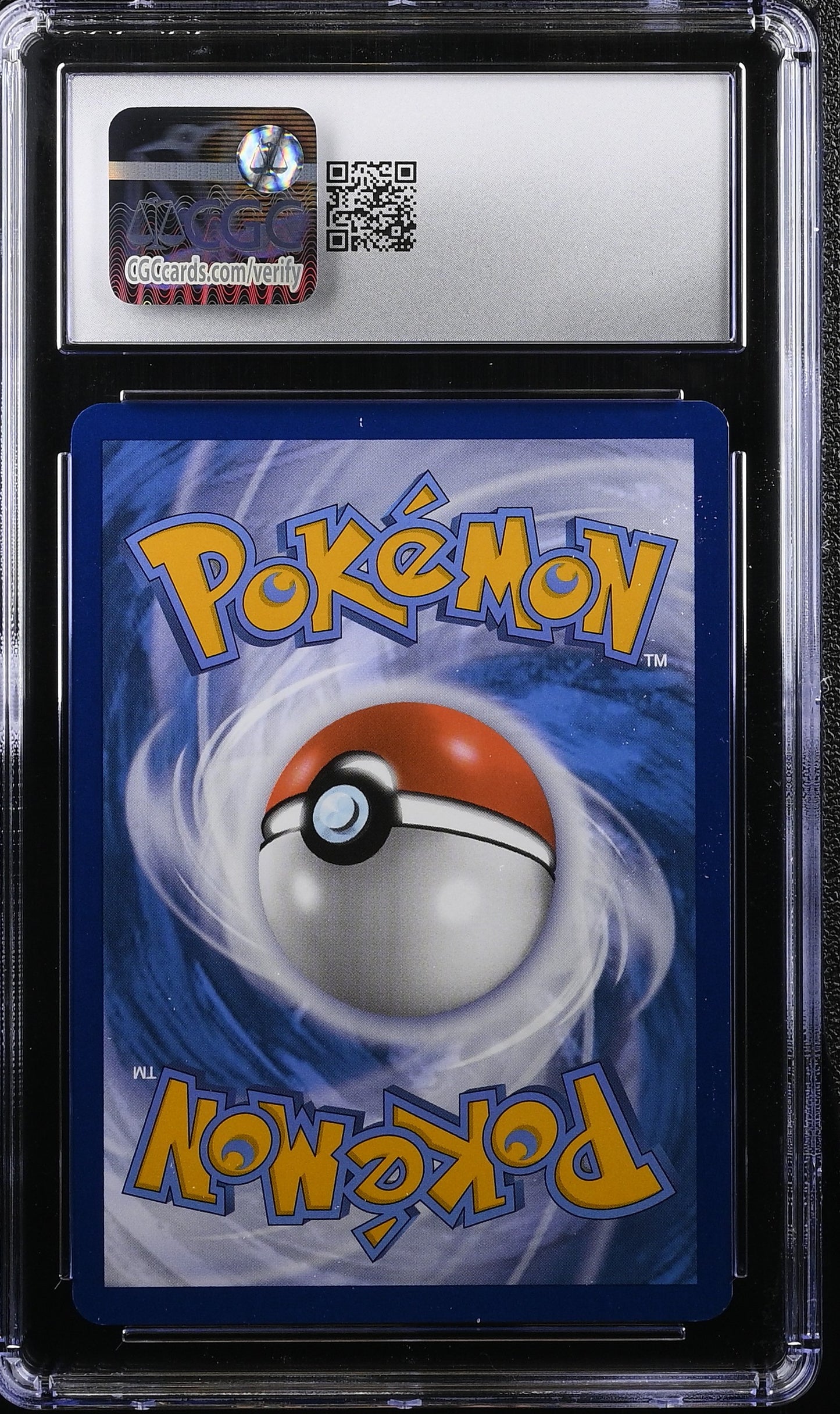 Squirtle #007/165 Pokemon Scarlet & Violet 151 Graded CGC 10 (Back)